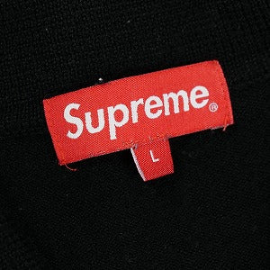 SUPREME シュプリーム 16SS Striped Polo Sweater Black 長袖ニットポロ 黒 Size 【L】 【中古品-良い】 20823474