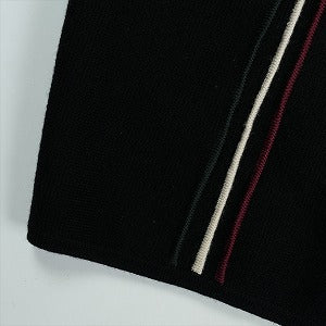 SUPREME シュプリーム 16SS Striped Polo Sweater Black 長袖ニットポロ 黒 Size 【L】 【中古品-良い】 20823474