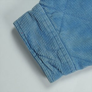 SUPREME シュプリーム 22AW Quilted Corduroy Shirt Slate Blue 長袖シャツ 青 Size 【L】 【中古品-良い】 20823475