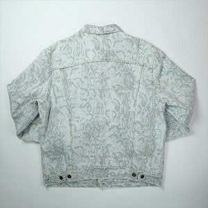 SUPREME シュプリーム ×Levi’s 17AW Snakeskin Trucker Jacket Light Blue トラッカージャケット 水色 Size 【L】 【中古品-良い】 20823476