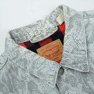 SUPREME シュプリーム ×Levi’s 17AW Snakeskin Trucker Jacket Light Blue トラッカージャケット 水色 Size 【L】 【中古品-良い】 20823476
