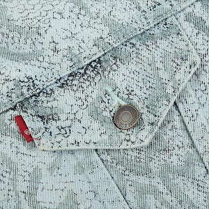 SUPREME シュプリーム ×Levi’s 17AW Snakeskin Trucker Jacket Light Blue トラッカージャケット 水色 Size 【L】 【中古品-良い】 20823476