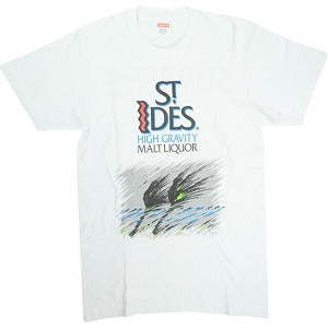 SUPREME シュプリーム ×St. Ides セントアイダス 16SS Tee White プリントTシャツ 白 Size 【S】 【中古品-非常に良い】 20823518