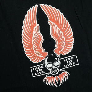 TENDERLOIN テンダーロイン T-TEE1 バックウイングスカルTシャツ 黒 Size 【S】 【中古品-良い】 20823530