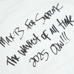 SUPREME シュプリーム 25SS Max B Tee White Tシャツ 白 Size 【XL】 【新古品・未使用品】 20823534