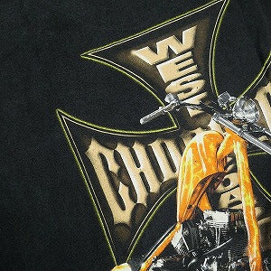 VINTAGE ヴィンテージ West Coast Choppers ウェストコーストチョッパーズ Motorcycle Logo Tee Tシャツ 黒 Size 【XL】 【中古品-良い】 20823547