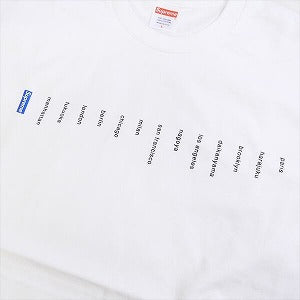 SUPREME シュプリーム 23SS Location Tee White Tシャツ 白 Size 【L】 【新古品・未使用品】 20823556
