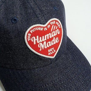 HUMAN MADE ヒューマンメイド 25SS 6PANEL DENIM CAP HM29GD049 ハートキャップ インディゴ Size 【フリー】 【新古品・未使用品】 20823558
