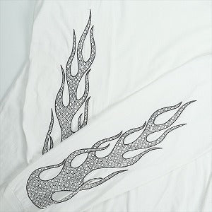 CHROME HEARTS クロム・ハーツ VRTCL CH PLS FIRE PRINT LS TEE ロンT オールド 白 Size 【M】 【中古品-良い】 20823657