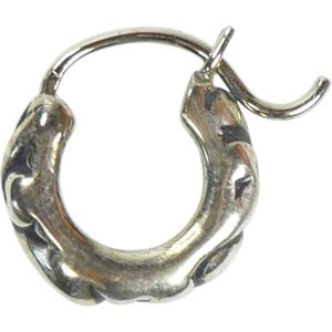 CHROME HEARTS クロム・ハーツ TNY HOOP SCRL ERNG SILVER タイニースクロールフープピアス 銀 Size 【フリー】 【新古品・未使用品】 20823663