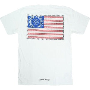 CHROME HEARTS クロム・ハーツ AMERICAN FLAG DAGGER SS T-SHIRT WHITE Tシャツ 白 Size 【L】 【新古品・未使用品】 20823691