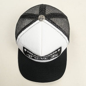 CHROME HEARTS クロム・ハーツ TRUCKER CAP WHITE/BLACK FUCKロゴメッシュキャップ 白黒 Size 【フリー】 【新古品・未使用品】 20823705