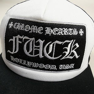 CHROME HEARTS クロム・ハーツ TRUCKER CAP WHITE/BLACK FUCKロゴメッシュキャップ 白黒 Size 【フリー】 【新古品・未使用品】 20823705