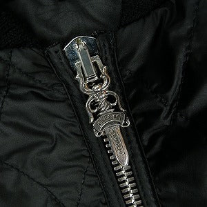 CHROME HEARTS クロム・ハーツ PAPA NYLON LEATHER CROSS PATCH QLTD VEST レザークロスパッチ付きベスト 黒 Size 【M】 【新古品・未使用品】 20823717