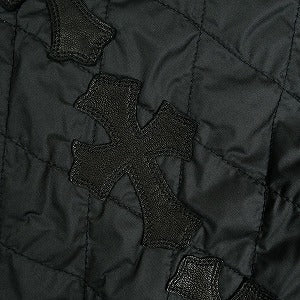 CHROME HEARTS クロム・ハーツ PAPA NYLON LEATHER CROSS PATCH QLTD VEST レザークロスパッチ付きベスト 黒 Size 【M】 【新古品・未使用品】 20823717