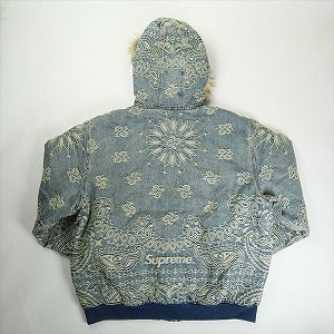 SUPREME シュプリーム 25SS Bandana Jacquard Denim Hooded Work Jacket Blue デニムジャケット 青 Size 【XL】 【新古品・未使用品】 20823722