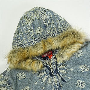 SUPREME シュプリーム 25SS Bandana Jacquard Denim Hooded Work Jacket Blue デニムジャケット 青 Size 【XL】 【新古品・未使用品】 20823722