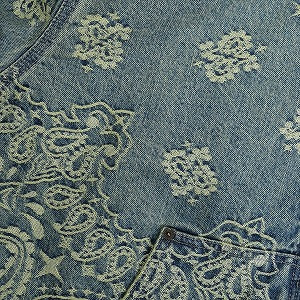 SUPREME シュプリーム 25SS Bandana Jacquard Denim Hooded Work Jacket Blue デニムジャケット 青 Size 【XL】 【新古品・未使用品】 20823722