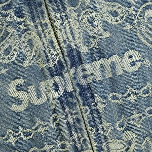 SUPREME シュプリーム 25SS Bandana Jacquard Denim Hooded Work Jacket Blue デニムジャケット 青 Size 【XL】 【新古品・未使用品】 20823722