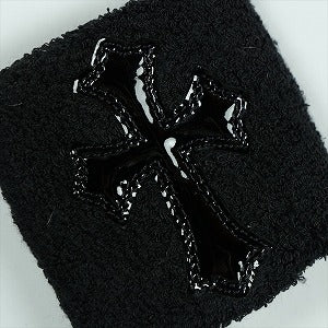 CHROME HEARTS クロム・ハーツ ONLINE EXCLUSIVE SWEAT BANDS BLACK クロスパッチリストバンド 黒 Size 【フリー】 【新古品・未使用品】 20823768
