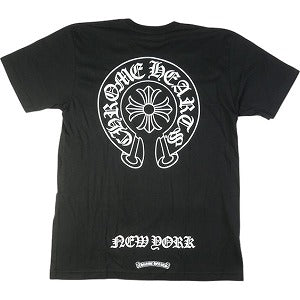 CHROME HEARTS クロム・ハーツ NEW YORK HORSESHOE S/S TEE Black ニューヨーク限定 Tシャツ 黒 Size 【L】 【新古品・未使用品】 20823788