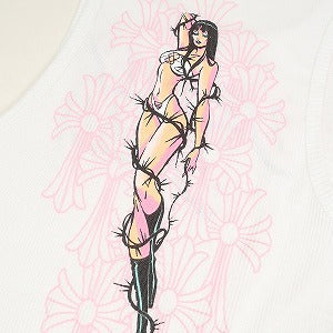 CHROME HEARTS クロム・ハーツ DEADLY DOLL RIB TANKTOP WHITE/MULTI タンクトップ 白 Size 【XL】 【新古品・未使用品】 20823796