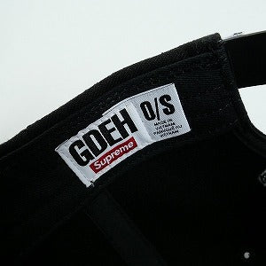 SUPREME シュプリーム ×GOODENOUGH 25SS 6-Panel Black キャップ 黒 Size 【フリー】 【新古品・未使用品】 20823827