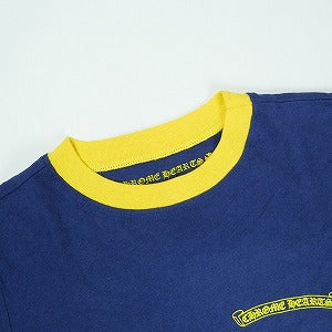 CHROME HEARTS クロム・ハーツ ROLLER SKATES SS HORSESHOE NAVY/YELLOW レディースTシャツ 紺 Size 【レディースM】 【新古品・未使用品】 20823834