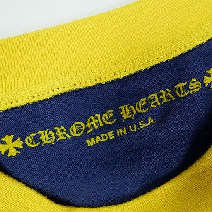CHROME HEARTS クロム・ハーツ ROLLER SKATES SS HORSESHOE NAVY/YELLOW レディースTシャツ 紺 Size 【レディースM】 【新古品・未使用品】 20823834