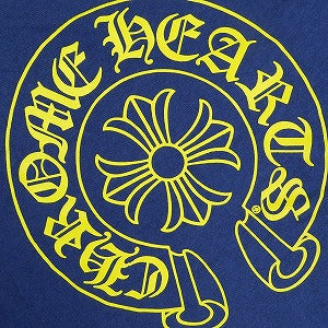 CHROME HEARTS クロム・ハーツ ROLLER SKATES SS HORSESHOE NAVY/YELLOW レディースTシャツ 紺 Size 【レディースM】 【新古品・未使用品】 20823834