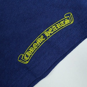 CHROME HEARTS クロム・ハーツ ROLLER SKATES SS HORSESHOE NAVY/YELLOW レディースTシャツ 紺 Size 【レディースM】 【新古品・未使用品】 20823834