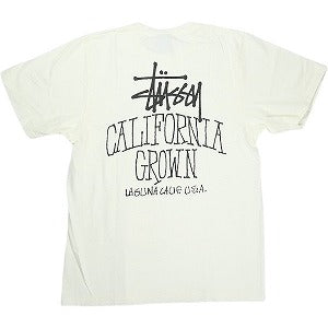 STUSSY ステューシー 25SS CALI GROWN TEE PIGMENT DYED Natural Tシャツ 白 Size 【M】 【新古品・未使用品】 20823911