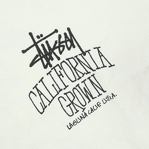 STUSSY ステューシー 25SS CALI GROWN TEE PIGMENT DYED Natural Tシャツ 白 Size 【L】 【新古品・未使用品】 20823912