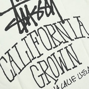 STUSSY ステューシー 25SS CALI GROWN TEE PIGMENT DYED Natural Tシャツ 白 Size 【L】 【新古品・未使用品】 20823912