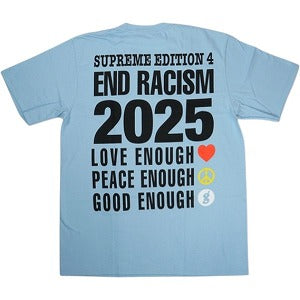 SUPREME シュプリーム ×GOODENOUGH 25SS End Racism Tee Powder Blue Tシャツ 水色 Size 【M】 【新古品・未使用品】 20823917