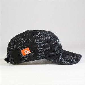 SUPREME シュプリーム 23SS Gonz Poems Camp Cap Black キャンプキャップ 黒 Size 【フリー】 【新古品・未使用品】 20823920