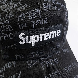 SUPREME シュプリーム 23SS Gonz Poems Camp Cap Black キャンプキャップ 黒 Size 【フリー】 【新古品・未使用品】 20823920
