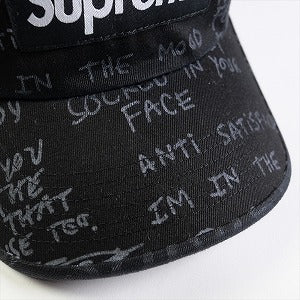 SUPREME シュプリーム 23SS Gonz Poems Camp Cap Black キャンプキャップ 黒 Size 【フリー】 【新古品・未使用品】 20823920