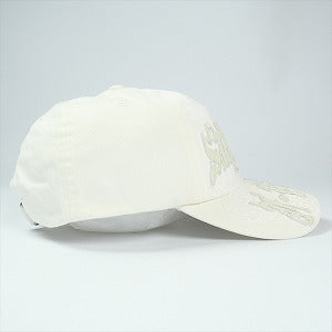 SUPREME シュプリーム 25SS Leather Applique 6-Panel White キャップ 白 Size 【フリー】 【新古品・未使用品】 20823922