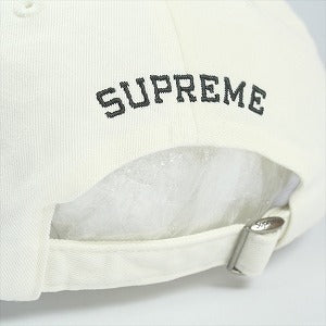 SUPREME シュプリーム 25SS Leather Applique 6-Panel White キャップ 白 Size 【フリー】 【新古品・未使用品】 20823922