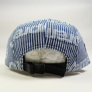SUPREME シュプリーム 24SS Denim Camp Cap Stripe デニムキャンプキャップ インディゴ Size 【フリー】 【新古品・未使用品】 20823923