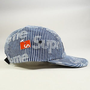 SUPREME シュプリーム 24SS Denim Camp Cap Stripe デニムキャンプキャップ インディゴ Size 【フリー】 【新古品・未使用品】 20823923