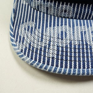 SUPREME シュプリーム 24SS Denim Camp Cap Stripe デニムキャンプキャップ インディゴ Size 【フリー】 【新古品・未使用品】 20823923