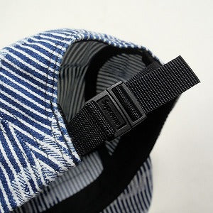 SUPREME シュプリーム 24SS Denim Camp Cap Stripe デニムキャンプキャップ インディゴ Size 【フリー】 【新古品・未使用品】 20823923
