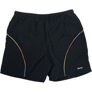 SUPREME シュプリーム 21SS Gradient Piping Water Short Black ナイロンショーツ 黒 Size 【M】 【中古品-良い】 20823954