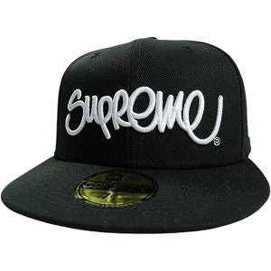 SUPREME シュプリーム 22SS Handstyle New Era Black キャップ 黒 Size 【7　5/8(XL)】 【中古品-ほぼ新品】 20823956