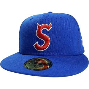 SUPREME シュプリーム 22AW S Logo New Era Royal ニューエラキャップ 青 Size 【7　1/2(L)】 【中古品-ほぼ新品】 20823957