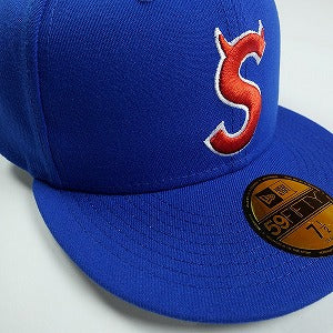 SUPREME シュプリーム 22AW S Logo New Era Royal ニューエラキャップ 青 Size 【7　1/2(L)】 【中古品-ほぼ新品】 20823957