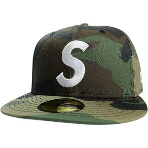 SUPREME シュプリーム 24AW Screw Ball S Logo New Era Woodland Camo ニューエラキャップ 緑 Size 【7　5/8(XL)】 【中古品-ほぼ新品】 20823961