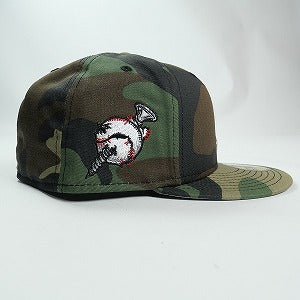 SUPREME シュプリーム 24AW Screw Ball S Logo New Era Woodland Camo ニューエラキャップ 緑 Size 【7　5/8(XL)】 【中古品-ほぼ新品】 20823961